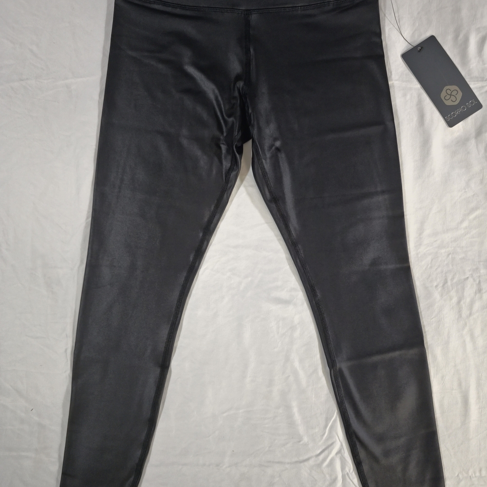 Scorpio Sol Black Gloss Leggings